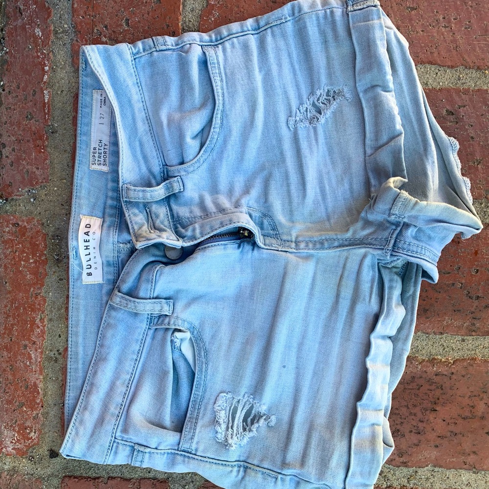 Light Blue Jean Shorts